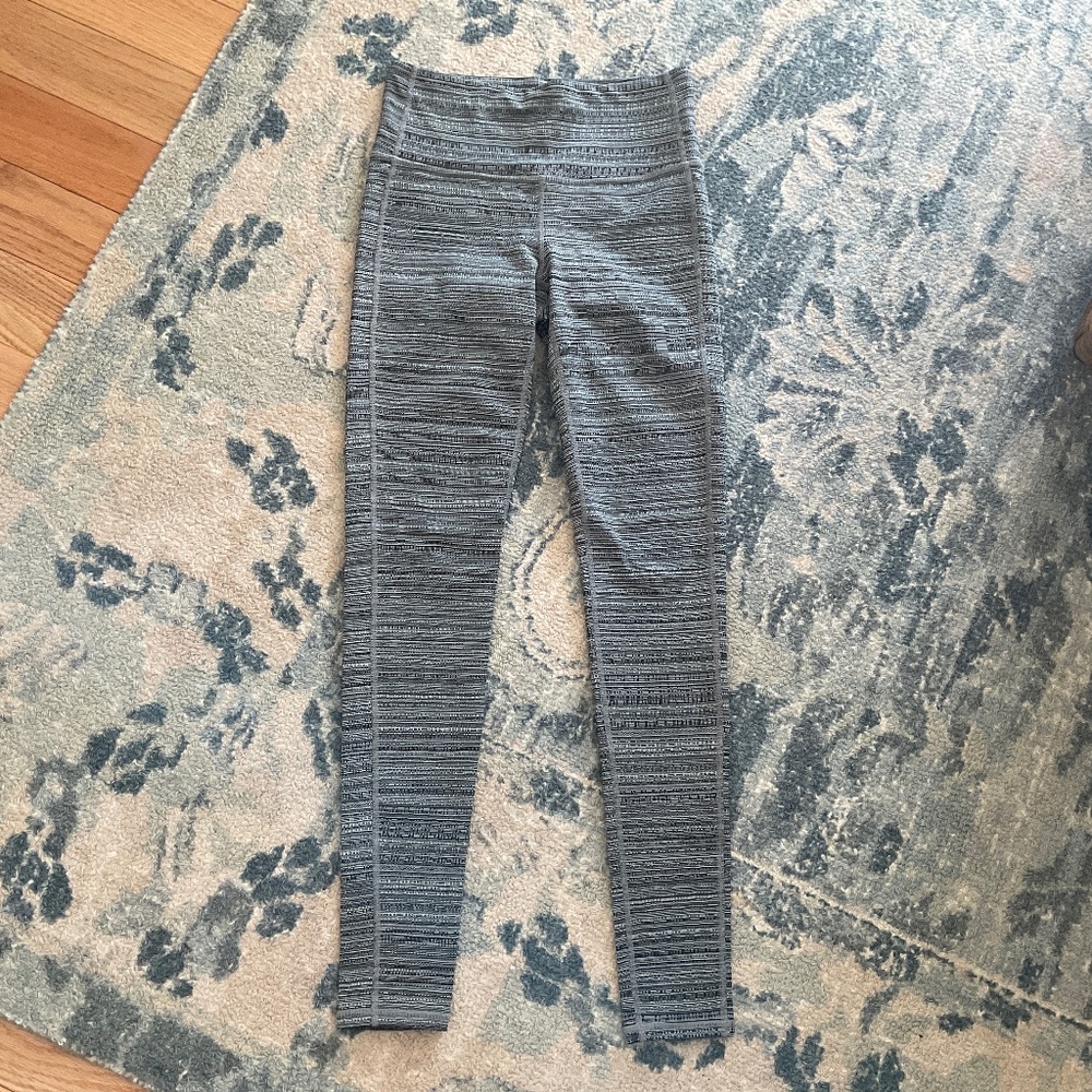 Athleta Black Printed Legging XS
